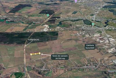 Teren Construcții extravilan de 24700 mp, în Zurbaua