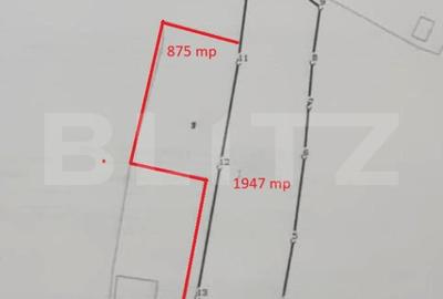 Teren Construcții intravilan de 875 mp, în Copou