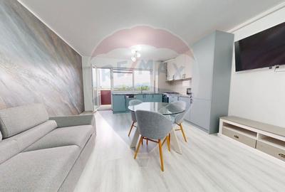 Apartament cu 2 camere semidecomandat, mobilat în Sânpetru