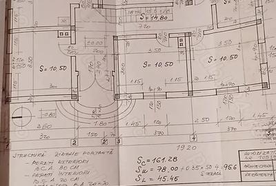 Casă cu 3 camere cu Teren 1000 Mp în Central - 6