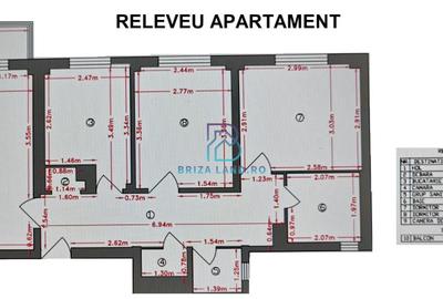 Apartament cu 3 camere decomandat în Tineretului - 16
