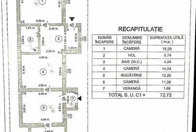 Casă cu 3 camere cu Canalizare în 1 Mai - 16