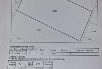 Teren de 10000 mp, în Bâcu