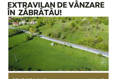 Teren extravilan de 6500 mp, în Zăbrătău