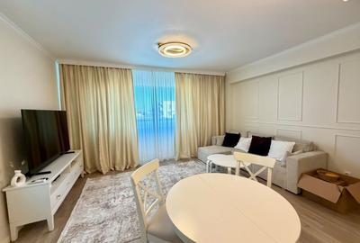 Apartament cu 3 camere semidecomandat, mobilat în Tunari