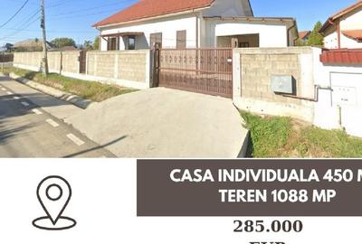 Casă individuală cu 5 camere cu Teren 1088 Mp în Nord