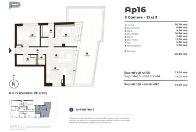 Apartament cu 3 camere în Vitan - 12