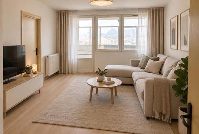 Apartament cu 3 camere semidecomandat în Giurgiului