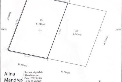 Teren Construcții intravilan de 249 mp, în Theodor Pallady
