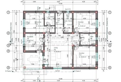 Casă cu 4 camere cu Teren 142.5 Mp în Central