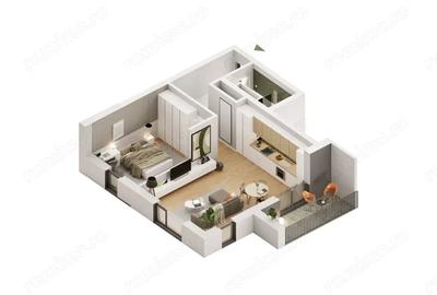 Apartament cu 2 camere decomandat în Pârneava - 8