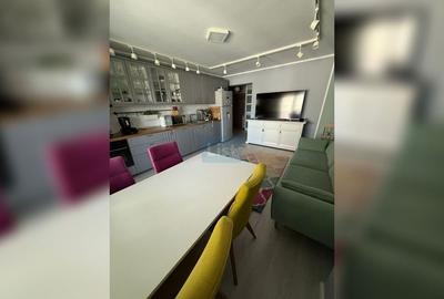 Apartament cu 3 camere semidecomandat, mobilat în Între Lacuri - 2