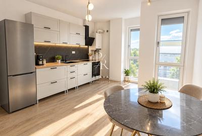 Apartament cu 2 camere semidecomandat, mobilat în Florești
