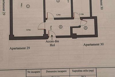 Apartament cu 2 camere decomandat, mobilat în Faleza Nord - 10