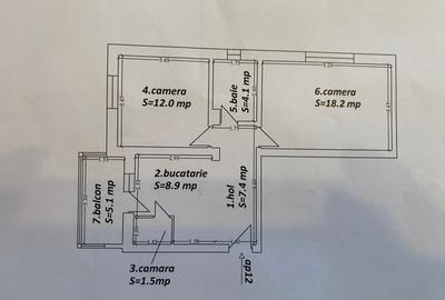 Apartament cu 2 camere decomandat, mobilat în Badea Cârțan - 8