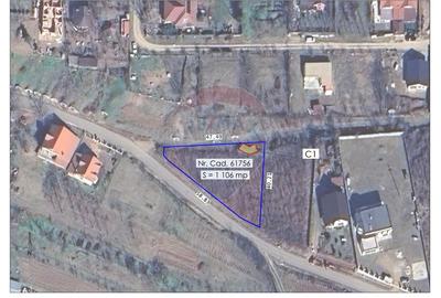 Teren Construcții intravilan de 1106 mp, în Paleu