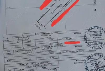 Casă cu 3 camere în Mihăilești