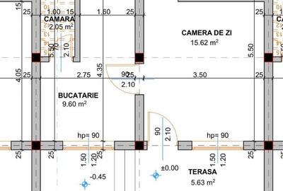 Casă cu 3 camere în Malu Mare
