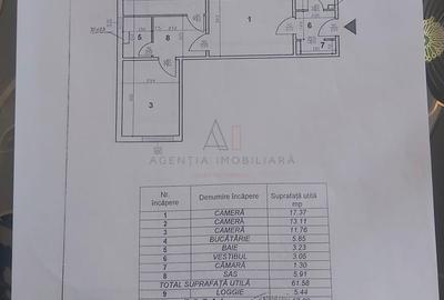 Apartament cu 3 camere, mobilat în Colentina - 1