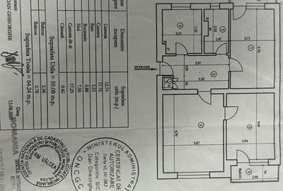 Apartament cu 3 camere semidecomandat în 1 Mai