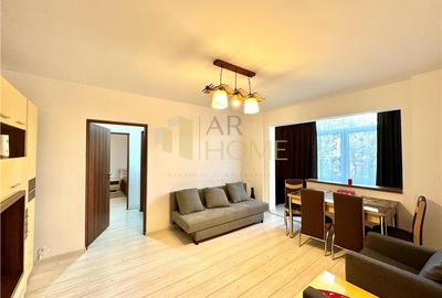 Apartament cu 2 camere semidecomandat, mobilat în Nord