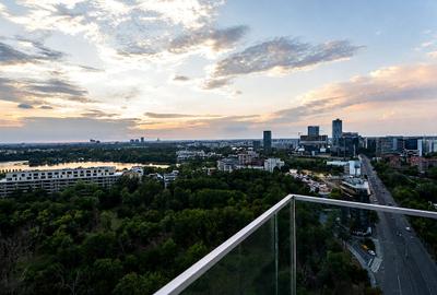 Penthouse cu 5 camere, mobilat în Barbu Văcărescu - 43