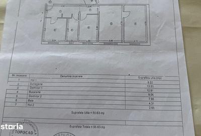 Apartament cu 3 camere semidecomandat, mobilat în Km 4