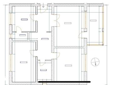 Apartament cu 3 camere în Tipografilor