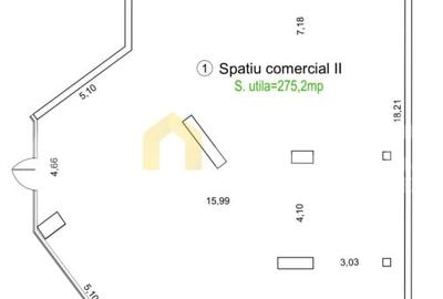 Spațiu comercial, de 275 mp, în Mănăștur - 2