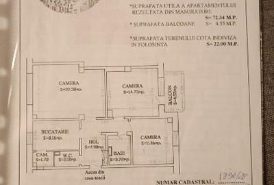 Apartament cu 3 camere decomandat, mobilat în Gara