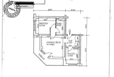 Apartament cu 2 camere semidecomandat în Republicii