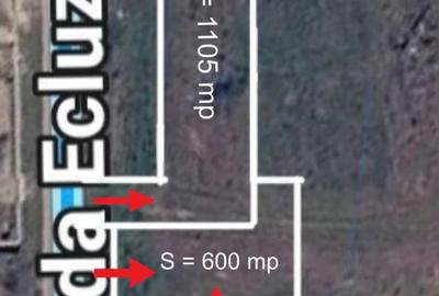 Teren de 1105 mp, în Copăceni - 2
