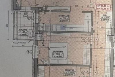 Apartament cu 3 camere în Central