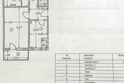 Apartament cu 3 camere decomandat în Eremia - 7