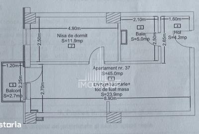 Apartament cu 2 camere, mobilat în Dâmbul Rotund - 2