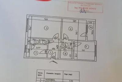 Apartament cu 3 camere decomandat în Dristor