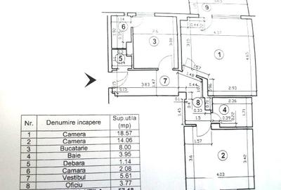 Apartament cu 2 camere decomandat în Parcul Circului