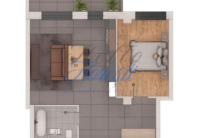 Apartament cu 2 camere în Florești