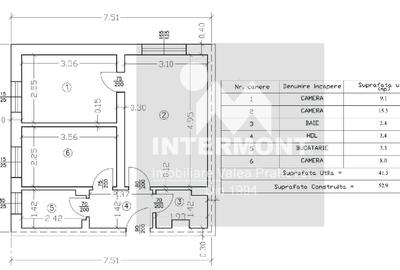 Apartament cu 3 camere în Central