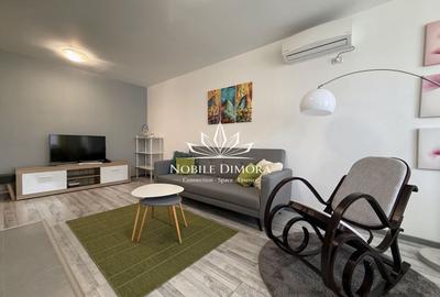 Apartament cu 2 camere semidecomandat, mobilat în Central