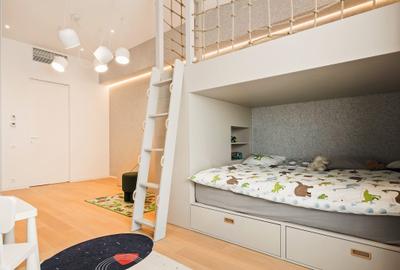 Penthouse cu 5 camere, mobilat în Barbu Văcărescu - 36
