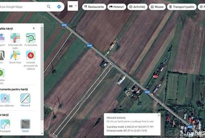Teren de 6000 mp, în Vest