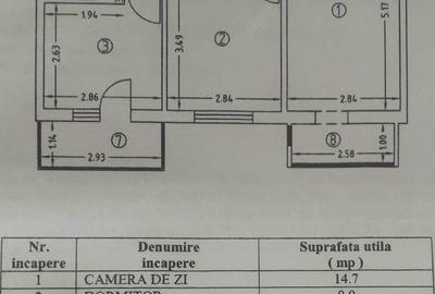 Apartament cu 2 camere decomandat în Crihala - 1