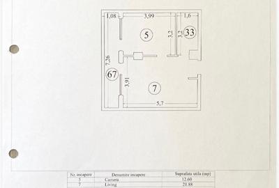 Apartament cu 2 camere în Cazino - 9