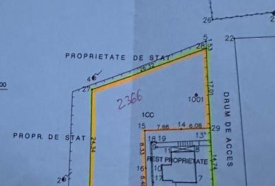 Teren Construcții intravilan de 668 mp, în Nord-Vest