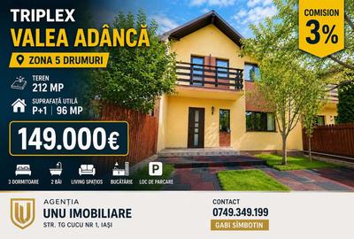 Casă individuală cu 4 camere cu Teren 212 Mp în Valea Adâncă