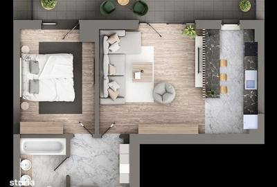 Apartament cu 2 camere în Galata - 2