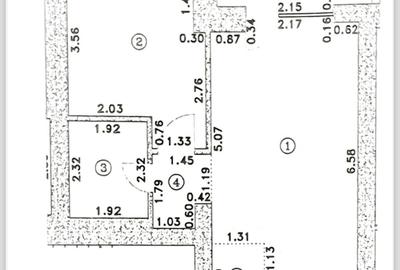 Apartament cu 2 camere în Central