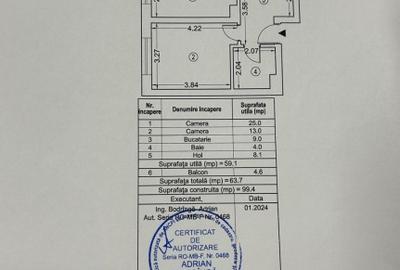 Apartament cu 2 camere decomandat, mobilat în Lujerului - 5