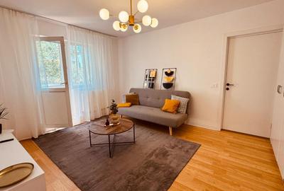 Apartament cu 2 camere semidecomandat, mobilat în Vlahuță
